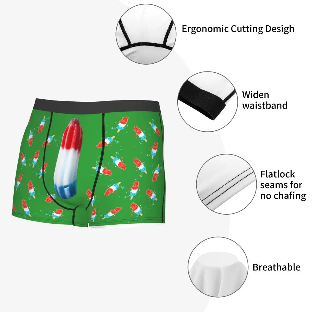 Custom Carrot With Hearts Underwear Men Printed Personalized Custom Boxer Briefs Shorts Panties Breathable Underpants