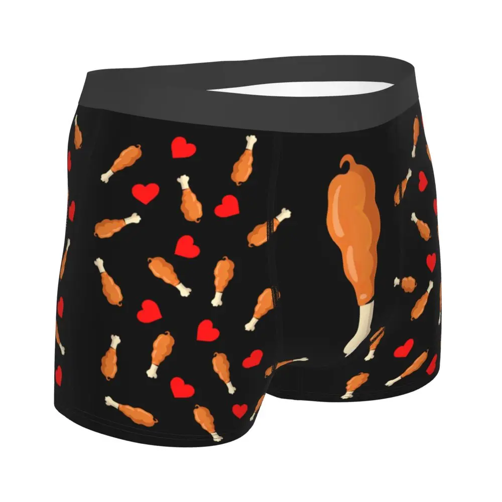 Custom Carrot With Hearts Underwear Men Printed Personalized Custom Boxer Briefs Shorts Panties Breathable Underpants