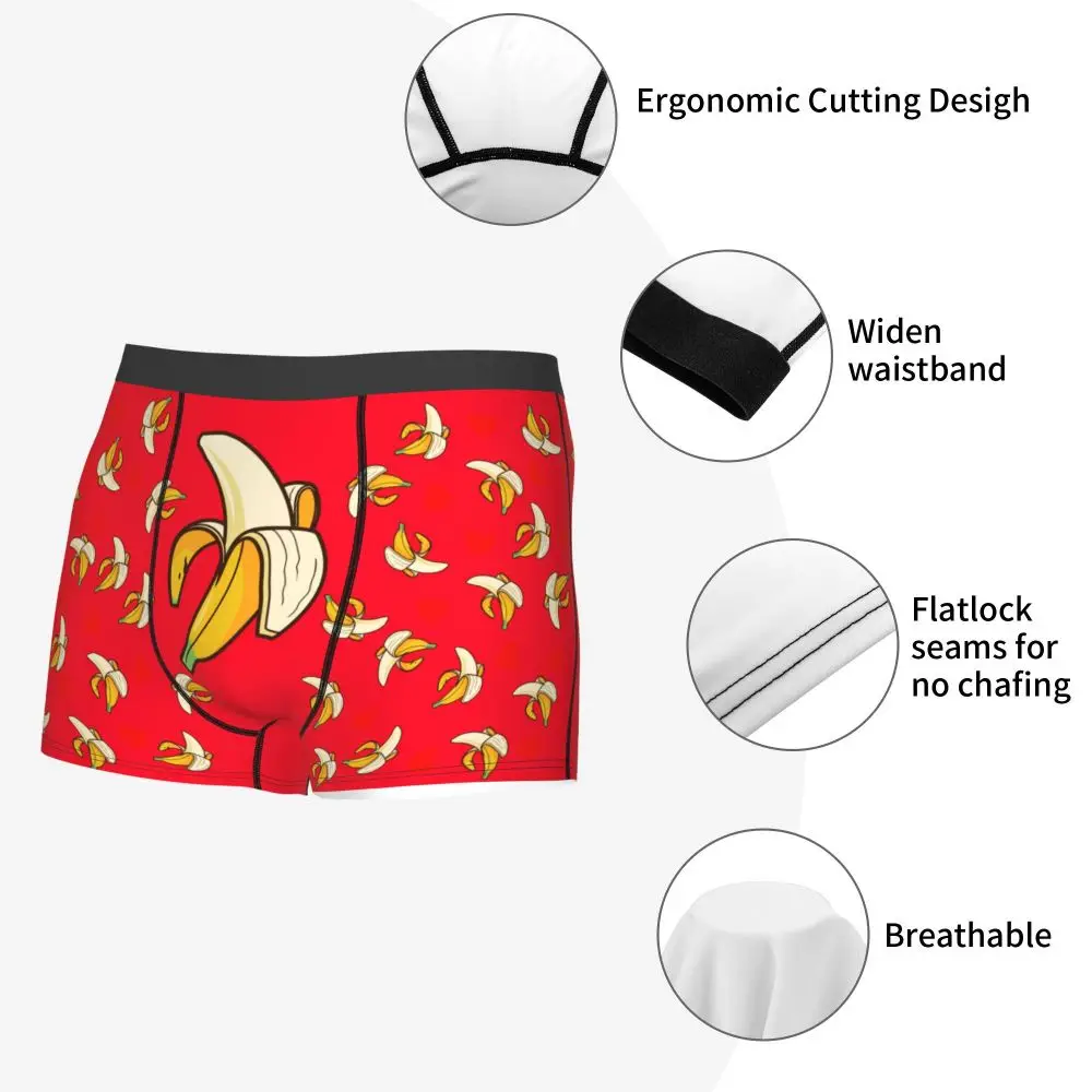 Custom Carrot With Hearts Underwear Men Printed Personalized Custom Boxer Briefs Shorts Panties Breathable Underpants