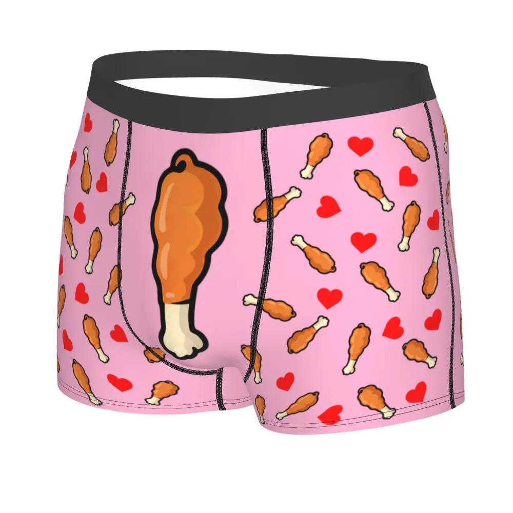 Custom Carrot With Hearts Underwear Men Printed Personalized Custom Boxer Briefs Shorts Panties Breathable Underpants