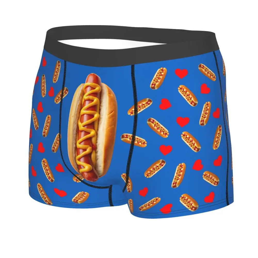 Custom Carrot With Hearts Underwear Men Printed Personalized Custom Boxer Briefs Shorts Panties Breathable Underpants