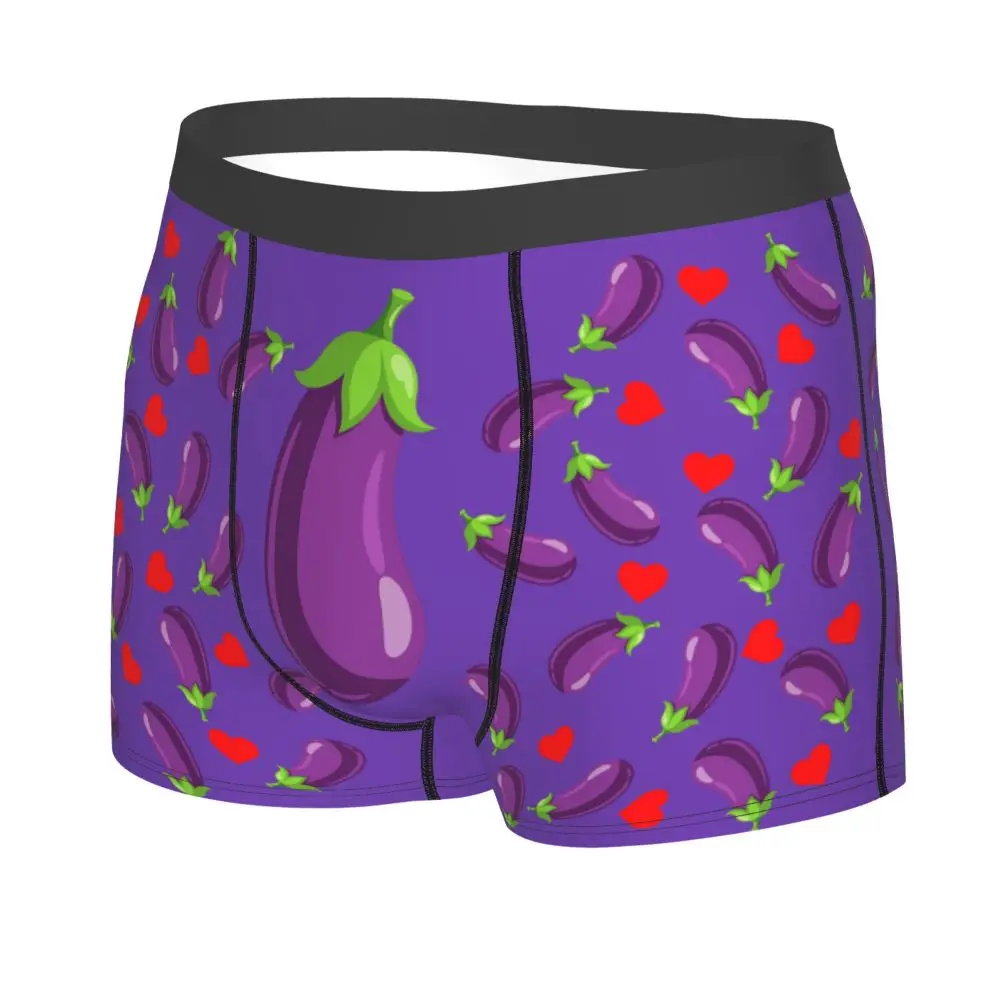 Custom Carrot With Hearts Underwear Men Printed Personalized Custom Boxer Briefs Shorts Panties Breathable Underpants