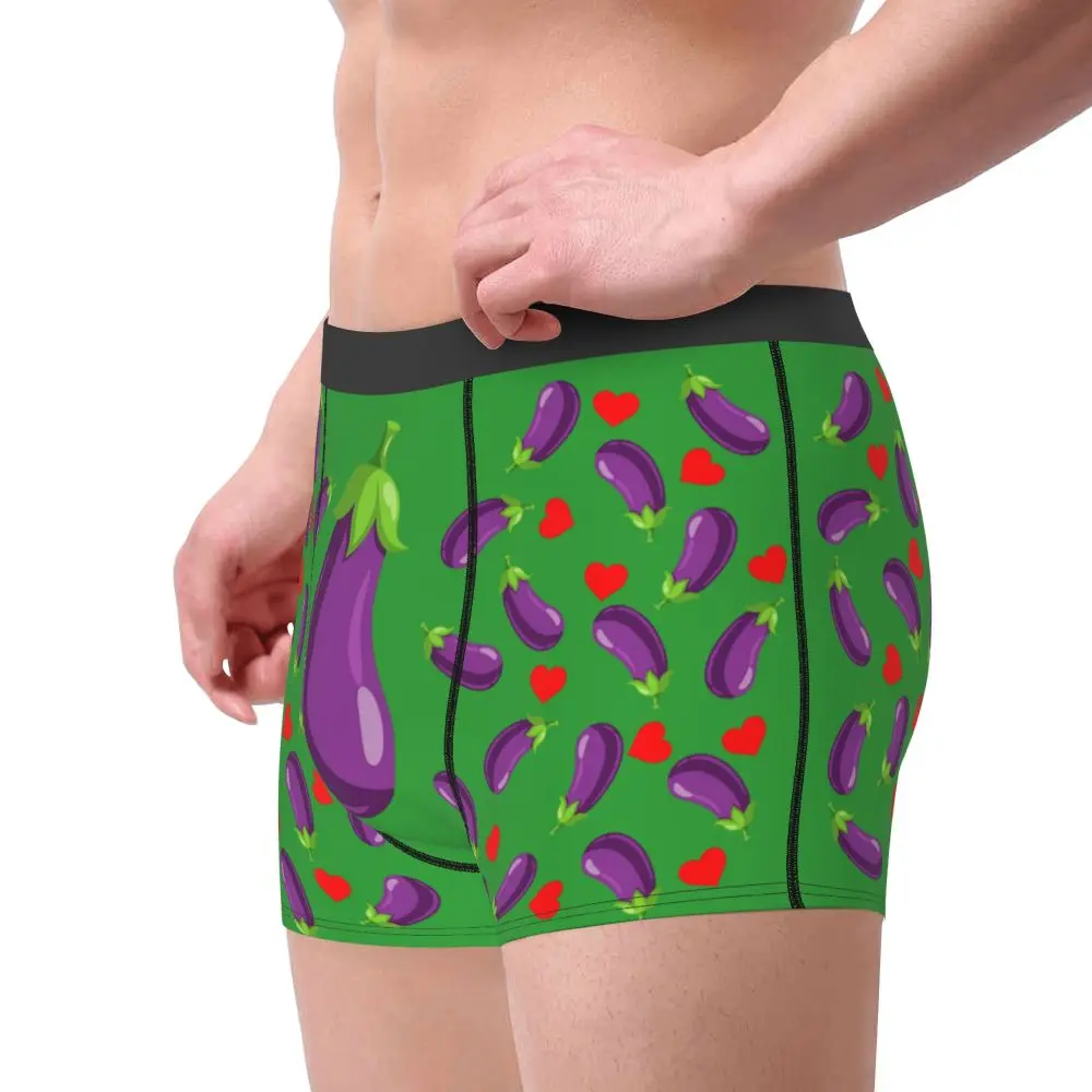 Custom Carrot With Hearts Underwear Men Printed Personalized Custom Boxer Briefs Shorts Panties Breathable Underpants