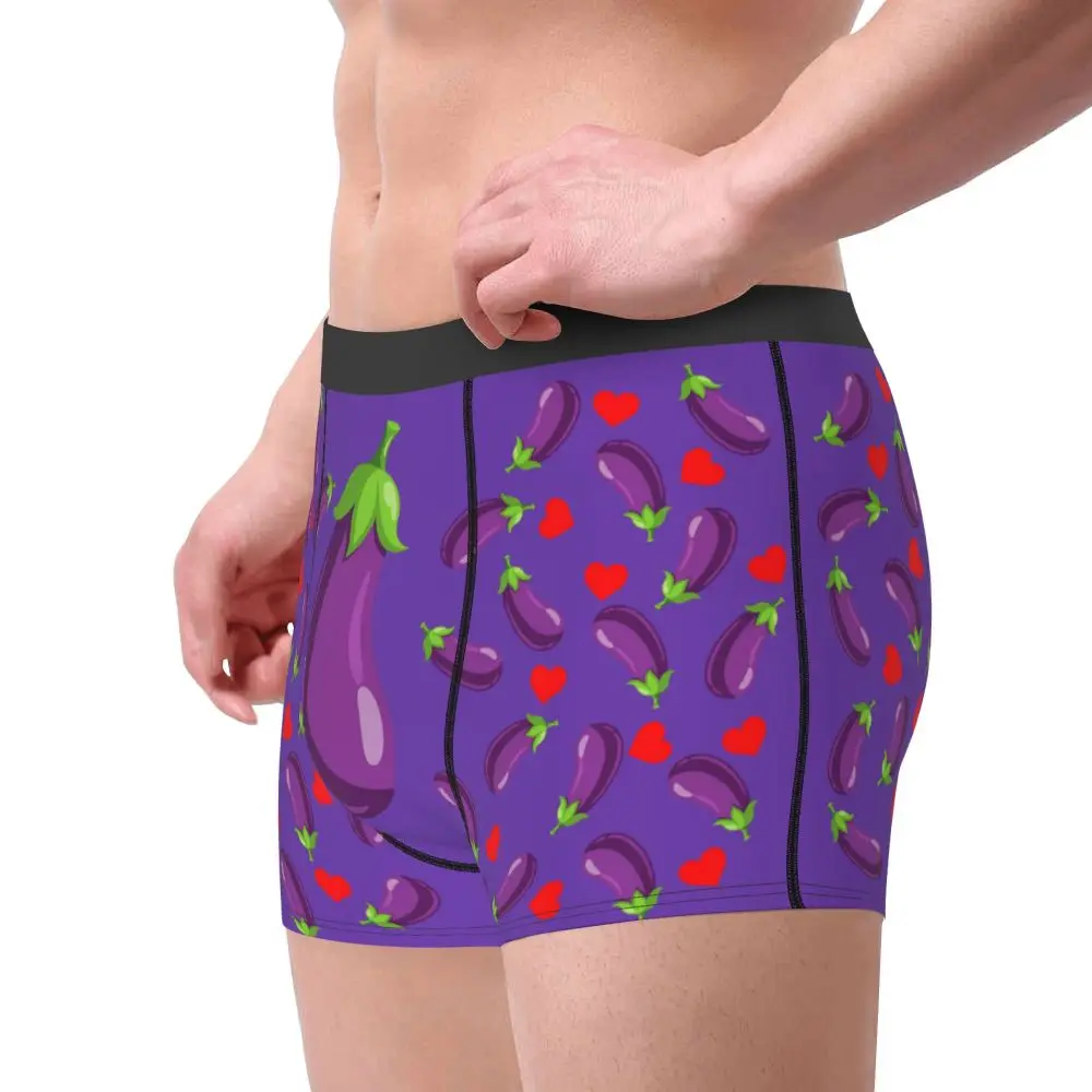 Custom Carrot With Hearts Underwear Men Printed Personalized Custom Boxer Briefs Shorts Panties Breathable Underpants