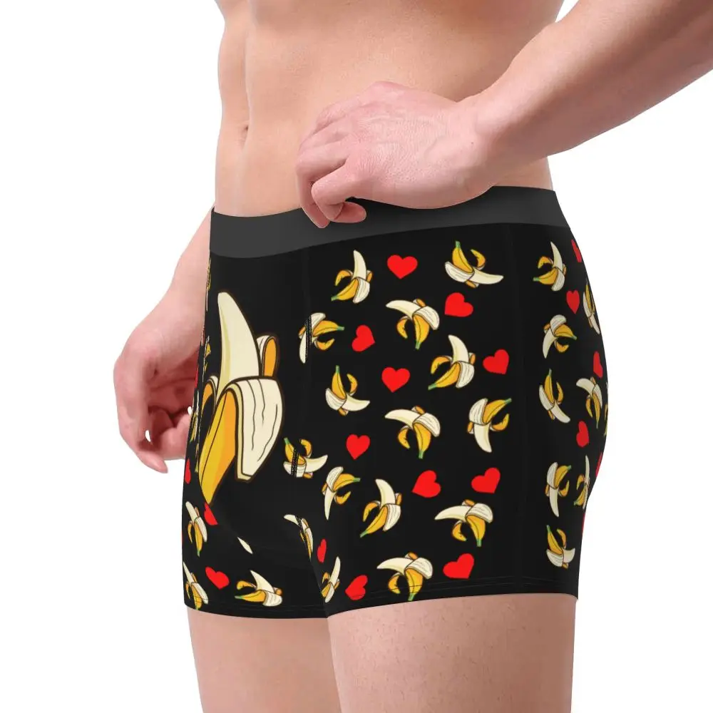 Custom Carrot With Hearts Underwear Men Printed Personalized Custom Boxer Briefs Shorts Panties Breathable Underpants