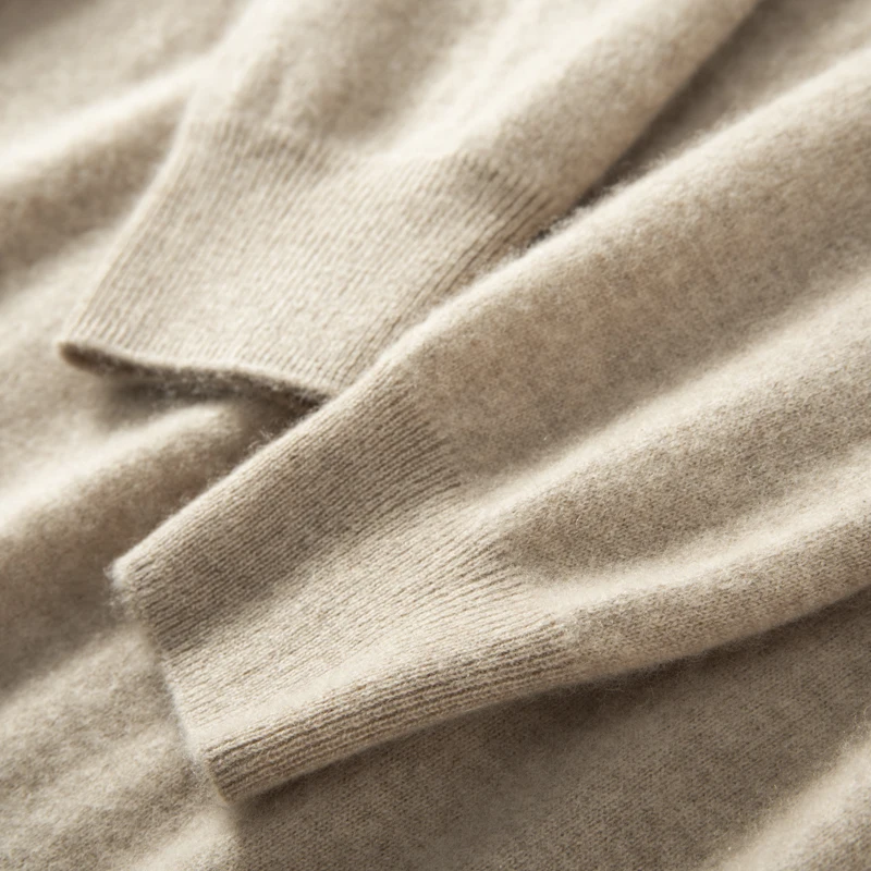 ZOCEPT High Quality Thermal Sweater Male Clothes Autumn Winter Plain Sweaters O-Neck Casual 100 Cashmere Knit Pullover for Men