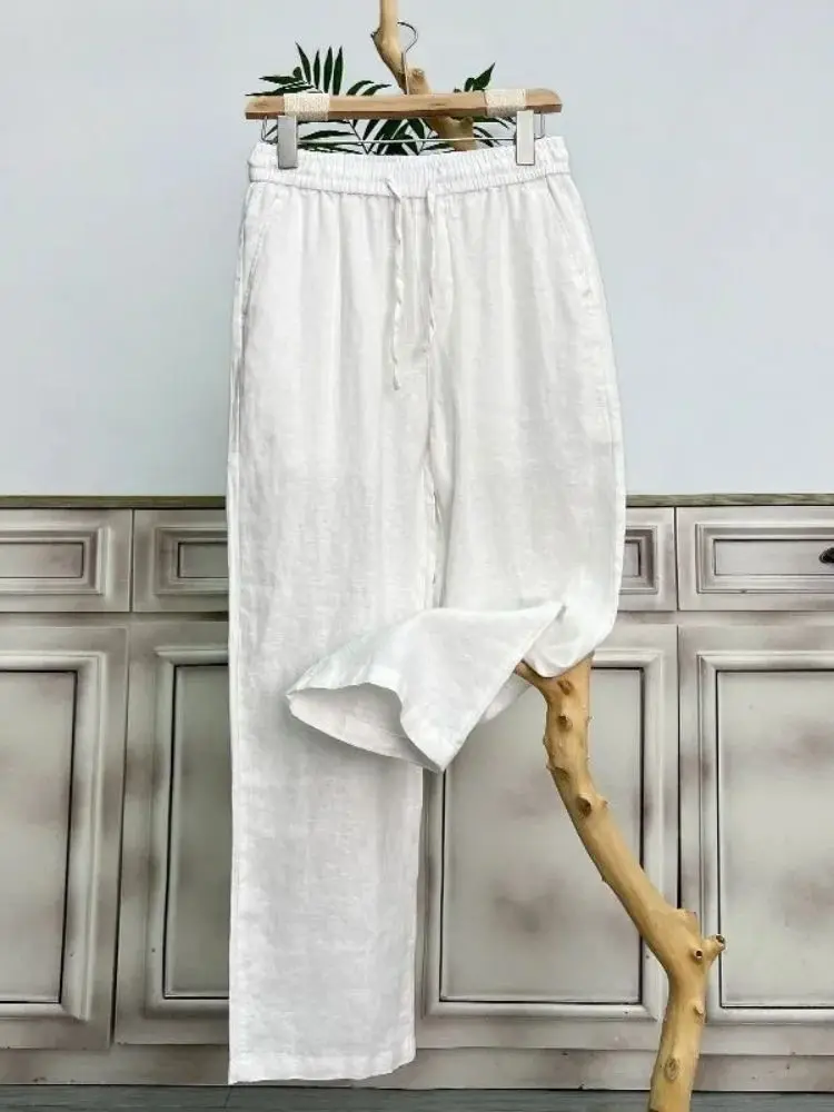 ❄️Super Breathable Men's Joggers - Elastic Waist Linen Blend Casual Pants | Athletic Training & Travel | Big Size 5XL