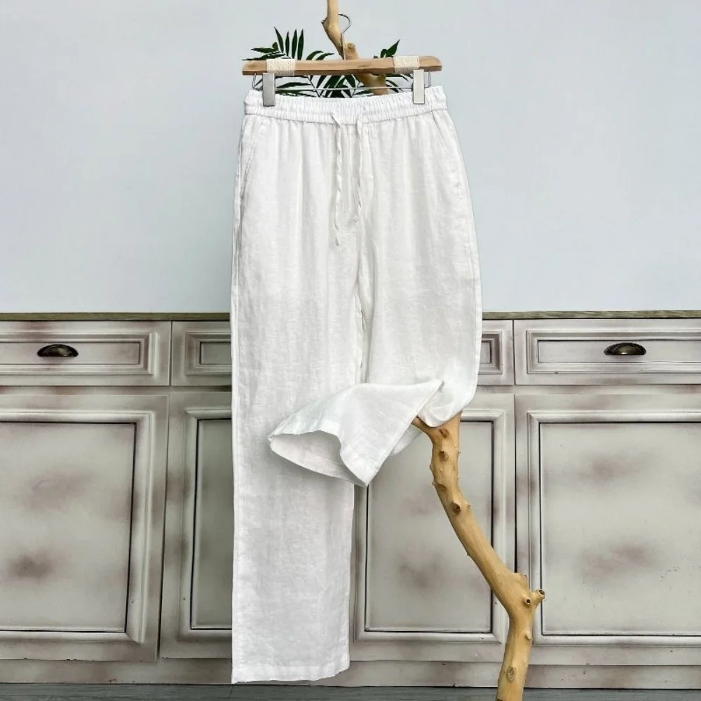 ❄️Super Breathable Men's Joggers - Elastic Waist Linen Blend Casual Pants | Athletic Training & Travel | Big Size 5XL