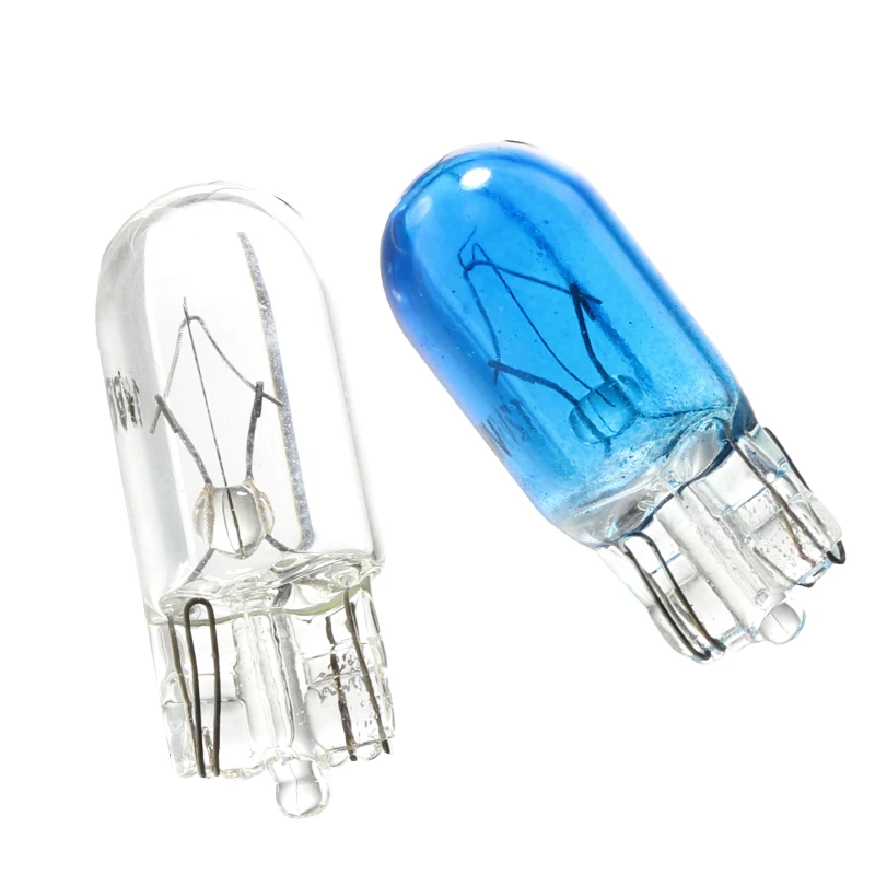 T10 Halogen W5w 194 158 Wedges 12v 5w Xexon Lamp White Amber Instrument Light Reading Light Clearance Lamp