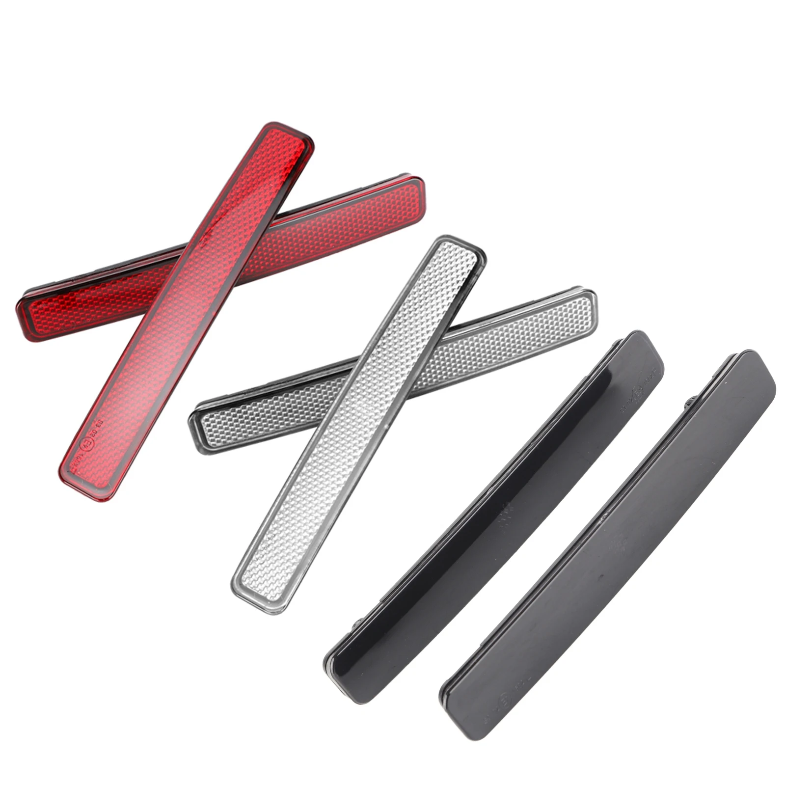 1 Pair Rear Bumper Reflector Assembly Light Replacement Fit for T5 Transporter 2003‑3011 7E0945105 7E0945106 Car Accessories