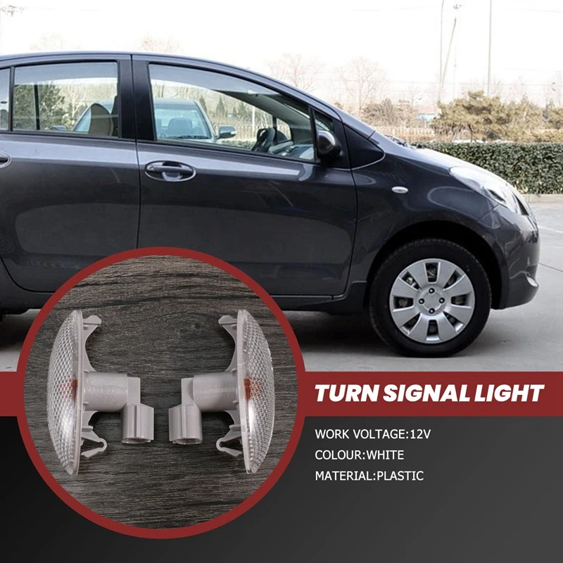 1 Pair Car Turn Signal Light Side Lamps For Fender Lights For Toyota Corolla/Camry/Yaris/RAV4 2006-2013
