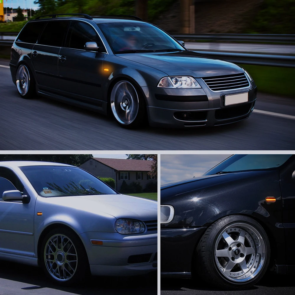 Side Marker For Renault Clio Trafic Kangoo Twigo Dacia Logan Duster Nissan Interstar Primastar LED Dynamic Turn Signal Lights