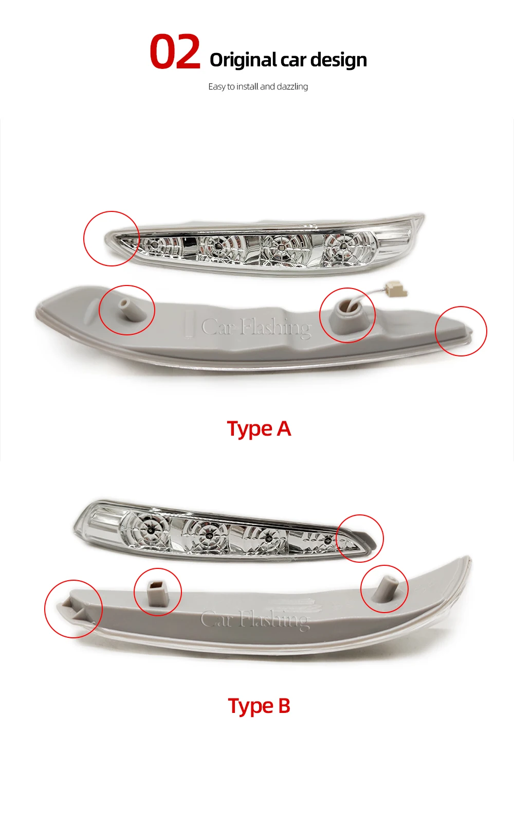 For Hyundai Sonata 8 2010 2011 2012 2013 2014 2015 Car Door Wing Mirror Lamp Side Mirror LED Turn Signal Light Rearview Repeater