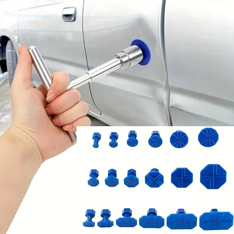 Dent Repair Puller Kit, Universal T Bar Repair Paintless Dent Repair Puller, Dent Removal Kit