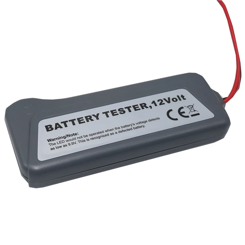 1 Pcs Mini 12V car battery tester LCD digital alternator 6 LED lights display system analyzer Motorcycle inspection tool