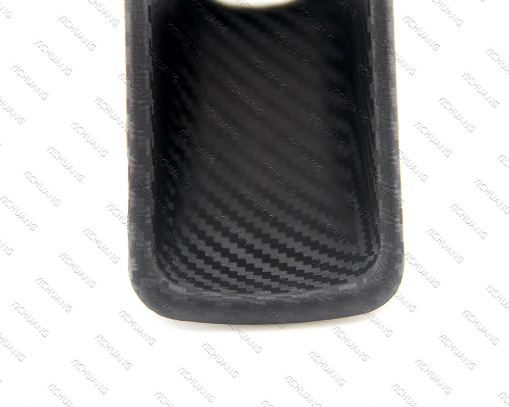 Universal Car Front Bumper Turbo Air Intake Pipe Kit ABS Turbine Inlet Pipe Air Funnel Carbon Fiber Look