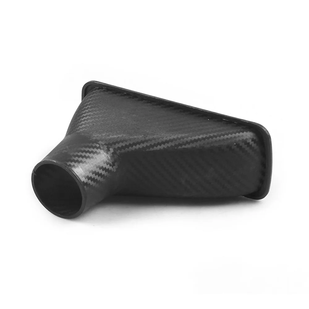 Air Intake Vent Car Front Bumper Grille Inlet Pipe Kit Injection System Funnel Turbine Universal Carbon Fiber Pattern
