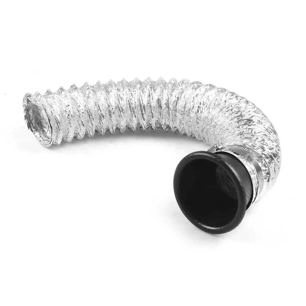 Air Intake Vent Car Front Bumper Grille Inlet Pipe Kit Injection System Funnel Turbine Universal Carbon Fiber Pattern