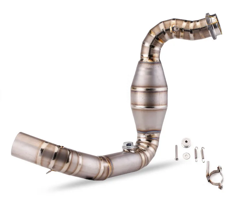 Motorcycle Exhaust Escape  Full System fit 51mm Muffler mid Link Pipe For BMW G310R G310GS 2017 - 2019 2020 2021