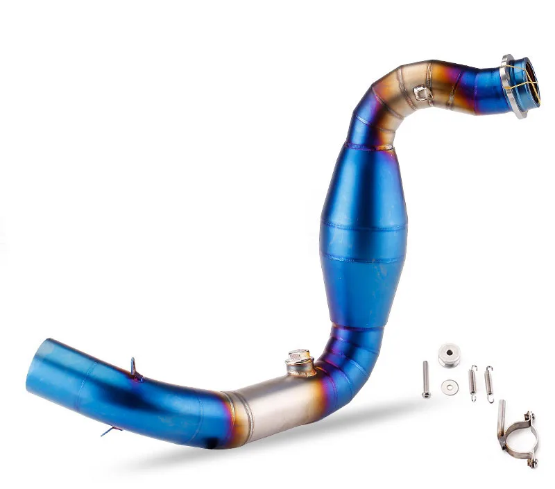 Motorcycle Exhaust Escape  Full System fit 51mm Muffler mid Link Pipe For BMW G310R G310GS 2017 - 2019 2020 2021