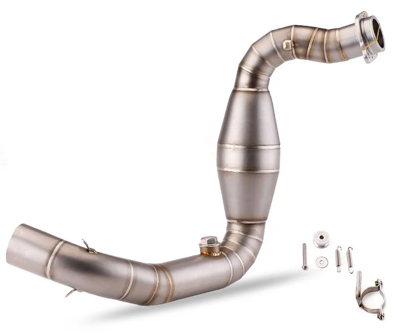 Motorcycle Exhaust Escape  Full System fit 51mm Muffler mid Link Pipe For BMW G310R G310GS 2017 - 2019 2020 2021