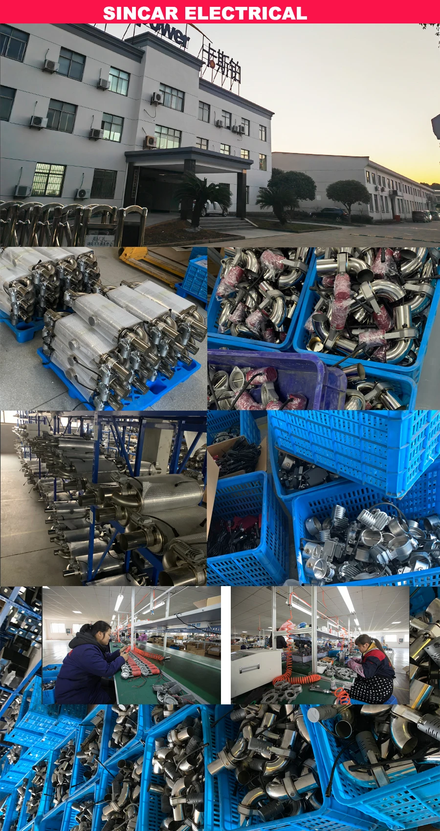 Exhaust Electric Cutout kit Remote Control Valve System 2.0 To 3.0 Inch Car Sounds Adjustable