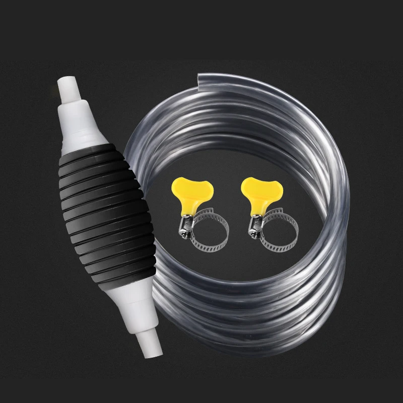 Car Emergency Fuel Extractor Universal Siphon Hose Pressurised Manual Self-priming Fuel Pump Car Engine Fuel Accessories