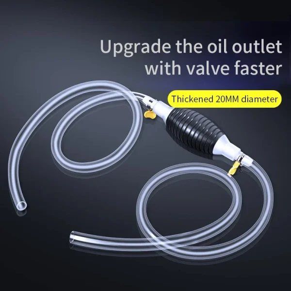 1set Universal Car Fuel Pump Kit DIY Cut Pipe Manual Hand Suction Pipe Pumping Durable for Liquid Petrol Tuning Fuel Diesel Pump