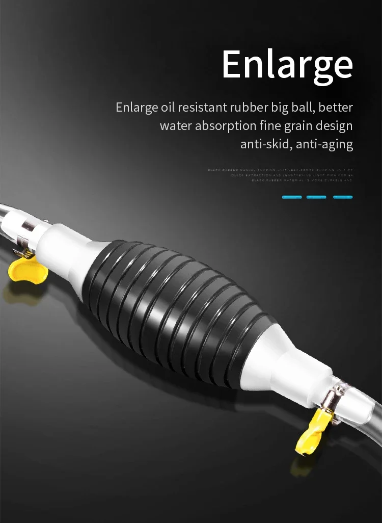 1set Universal Car Fuel Pump Kit DIY Cut Pipe Manual Hand Suction Pipe Pumping Durable for Liquid Petrol Tuning Fuel Diesel Pump