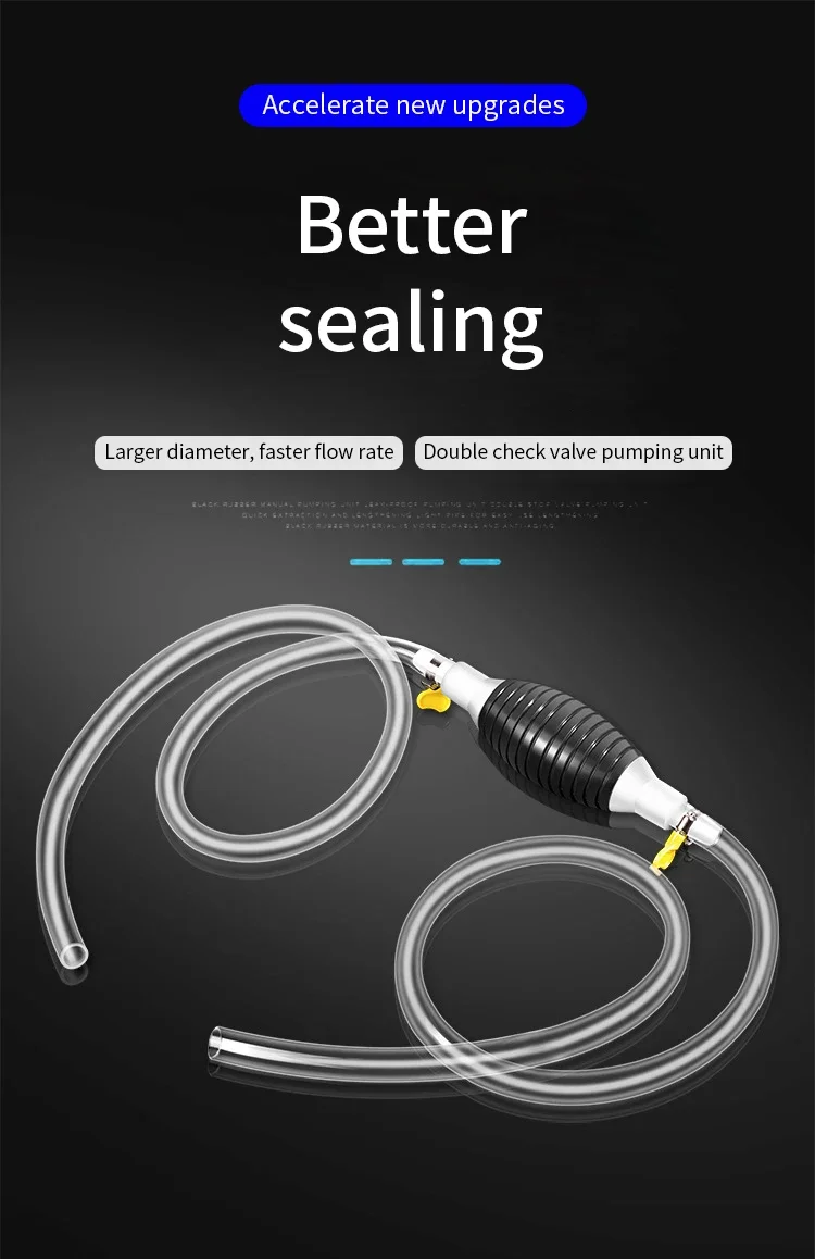 1set Universal Car Fuel Pump Kit DIY Cut Pipe Manual Hand Suction Pipe Pumping Durable for Liquid Petrol Tuning Fuel Diesel Pump