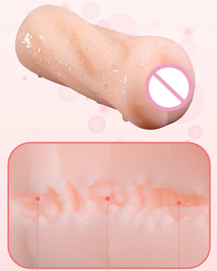 Realistic Deep Throat Vagina Artificial Real Pocket Pussy Oral Male Masturbator Blowjob Cup Erotic Sex Toys For Men Adult Games