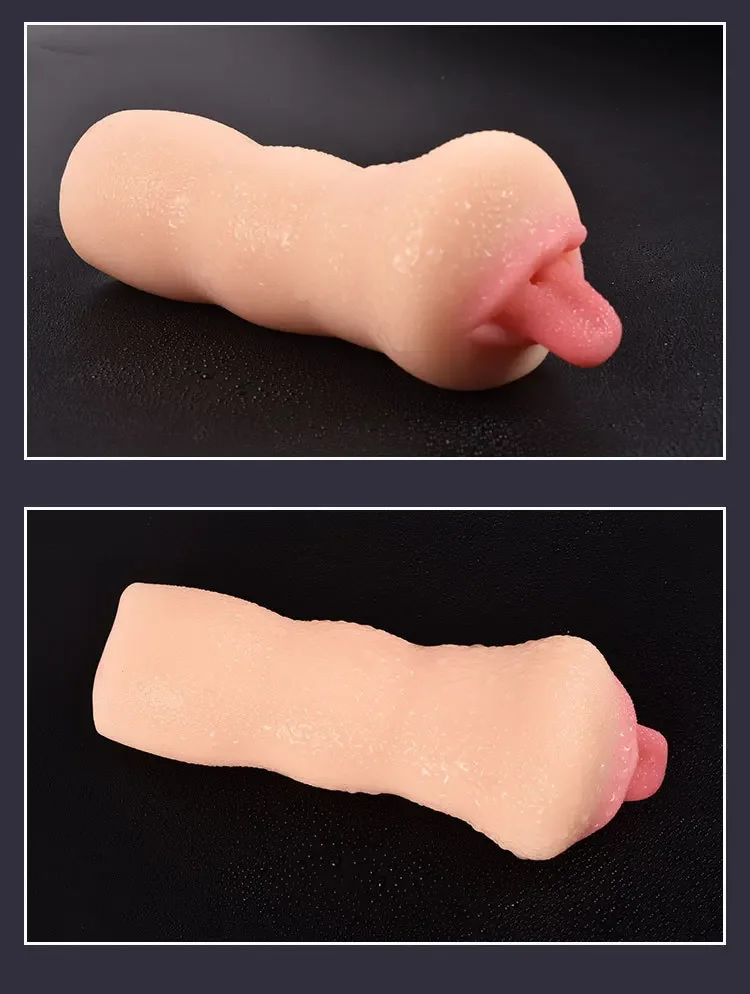 Realistic Deep Throat Vagina Artificial Real Pocket Pussy Oral Male Masturbator Blowjob Cup Erotic Sex Toys For Men Adult Games