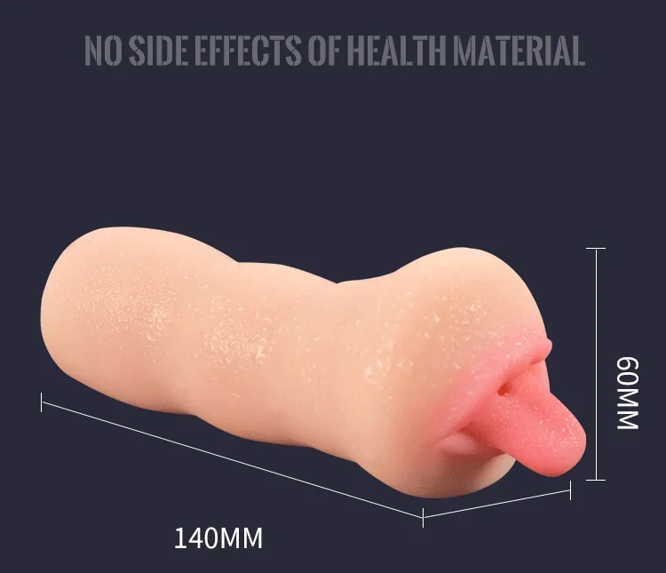 Realistic Deep Throat Vagina Artificial Real Pocket Pussy Oral Male Masturbator Blowjob Cup Erotic Sex Toys For Men Adult Games