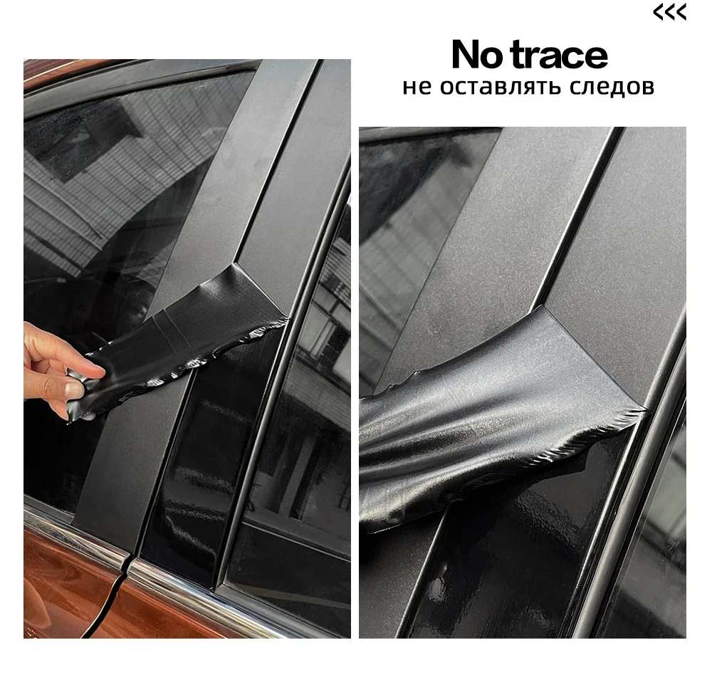 Cars Door Protection Vinyl Auto Tuning Matte Car Sticker Glossy Black Motorcycle Helmets Sticker Waterproof Film Car Accessories