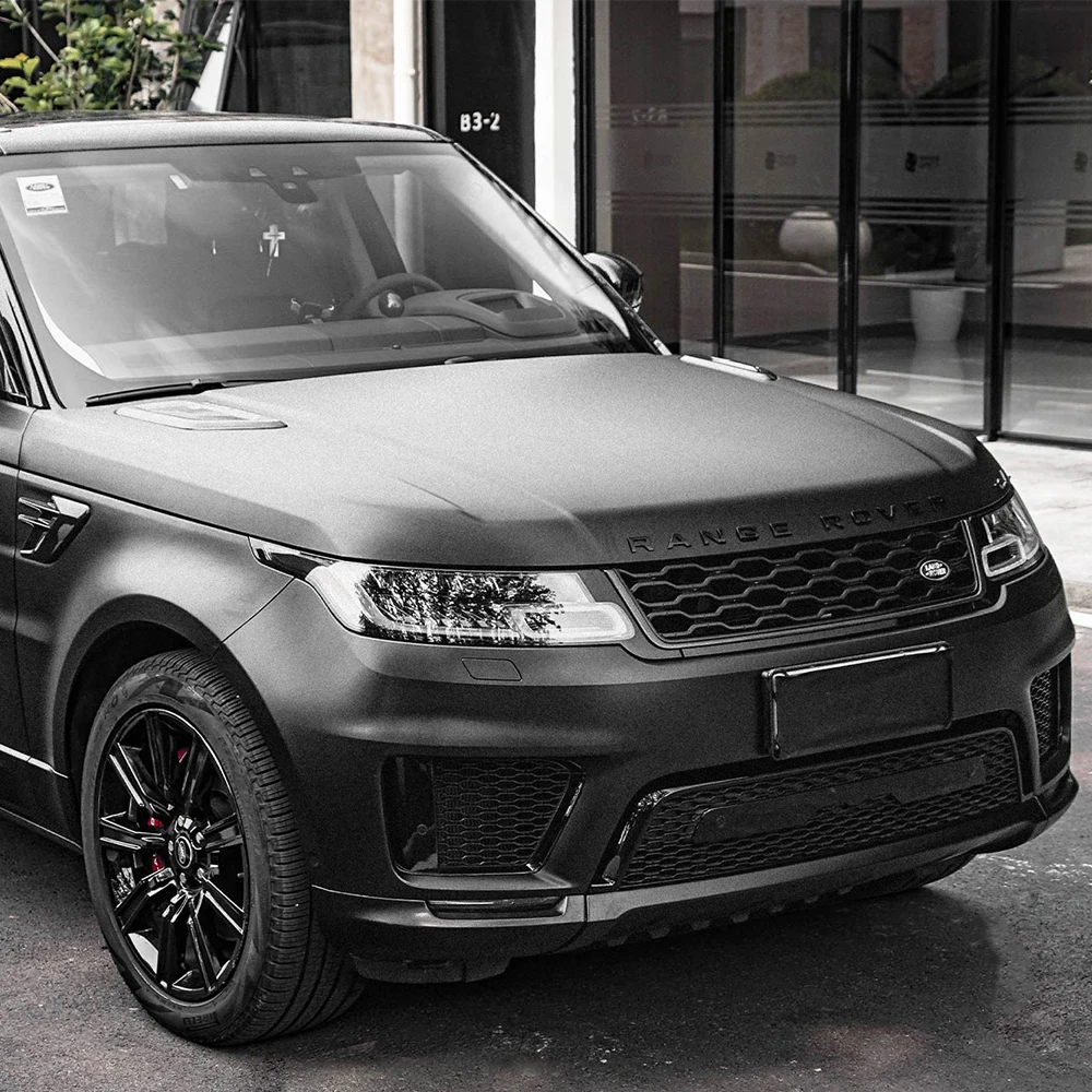 Carbon Fiber Car Film Black Vinyl Car Wrap Sticker Matte Self-adhesive Protective Film For Cars On The Body Vehicle Cover Foil