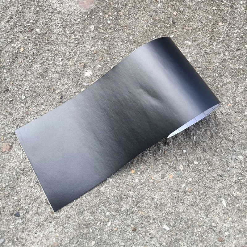 10cm Width Matte Gloss Black Air-Release Vinyl Wrap Roll Glossy Car Body Sticker Wrapping Foil