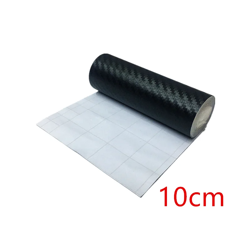 3M 3D Carbon Fiber Car Sticker DIY Paste Protector Strip Auto Door Sill Side Mirror Anti Scratch Tape Waterproof Protection Film