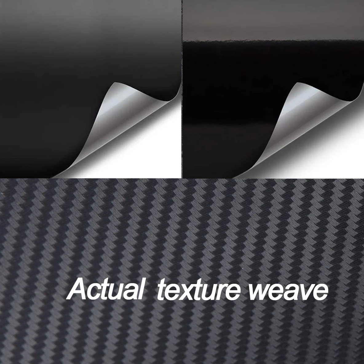 Carbon Fiber Vinyl Car Body Wrap Matte Accessories Glossy Black Sticker 3D 4D 5D 6D Auto Foil Cover Motorcycle Decoration Film