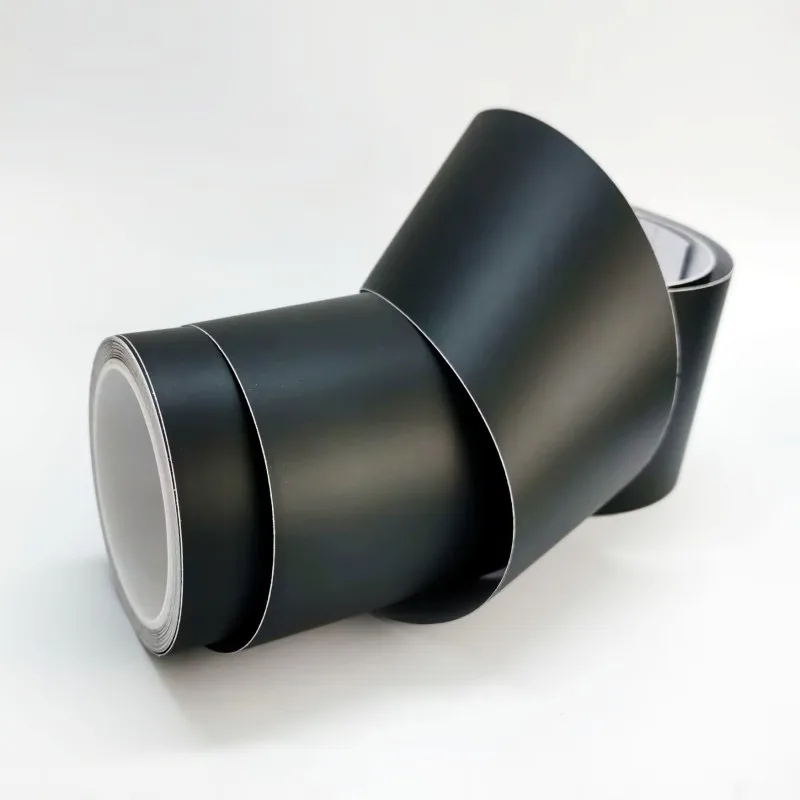 10cmx50cm Matte Glossy Black Air-Release Vinyl Wrap Roll Glossy Car Body Sticker Wrapping Foil