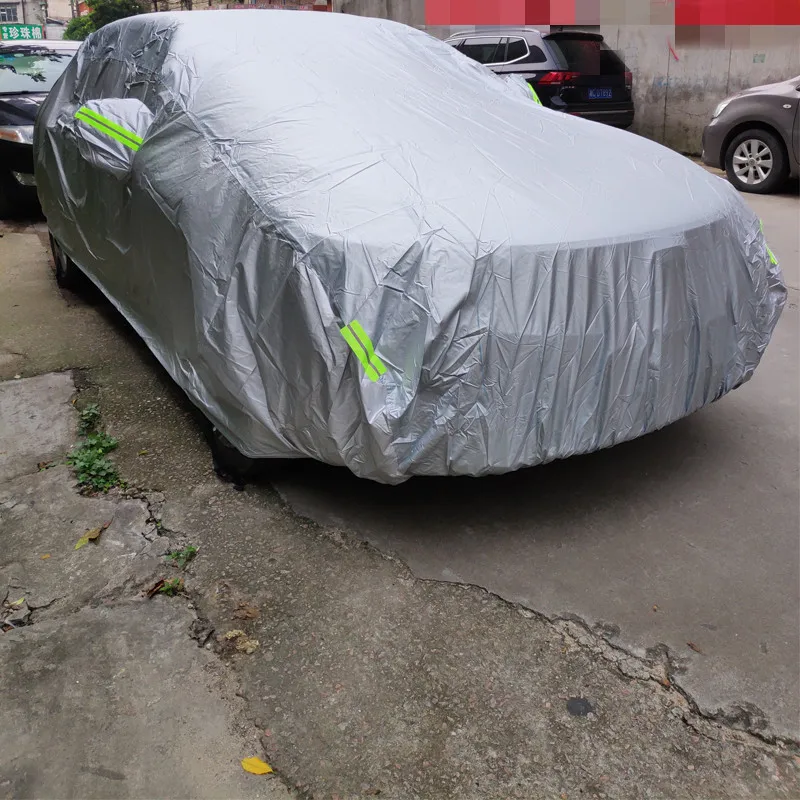 Car Cover Outdoor Protection Full Exterior Snow Cover Sunshade Dustproof Protection Cover Universal for Hatchback Sedan SUV Car Cover Outdoor Protection Full Exterior Snow Cover Sunshade Dustproof Protection Cover Universal for Hatchback Sedan SUV