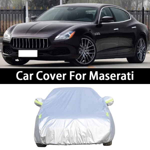 Car Cover Waterproof Dustproof Covers For Maserati Ghibli Quattroporte Levante GranTurismo GranCabrio Alfieri Spyder MC20