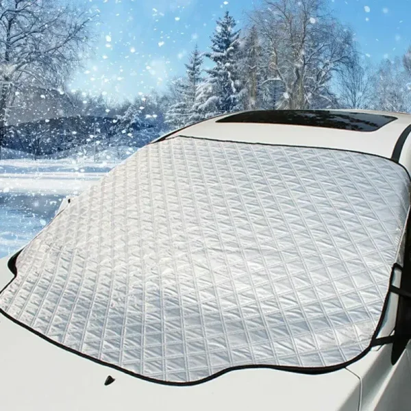CarHome Magnetic Car Windshield Snow Cover Winter Ice Frost Guard Sun Shade Protector Anti-icing Front Windscreen Cover NEW
