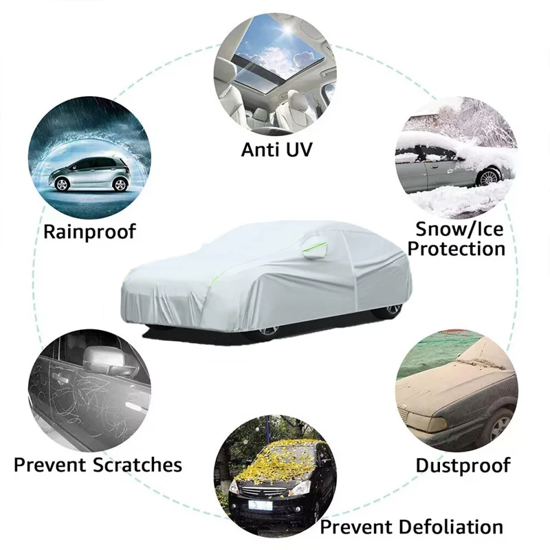 For Audi S8 Outdoor Protection Full Car Covers Snow Cover Sunshade Waterproof Dustproof Exterior Car Accessories