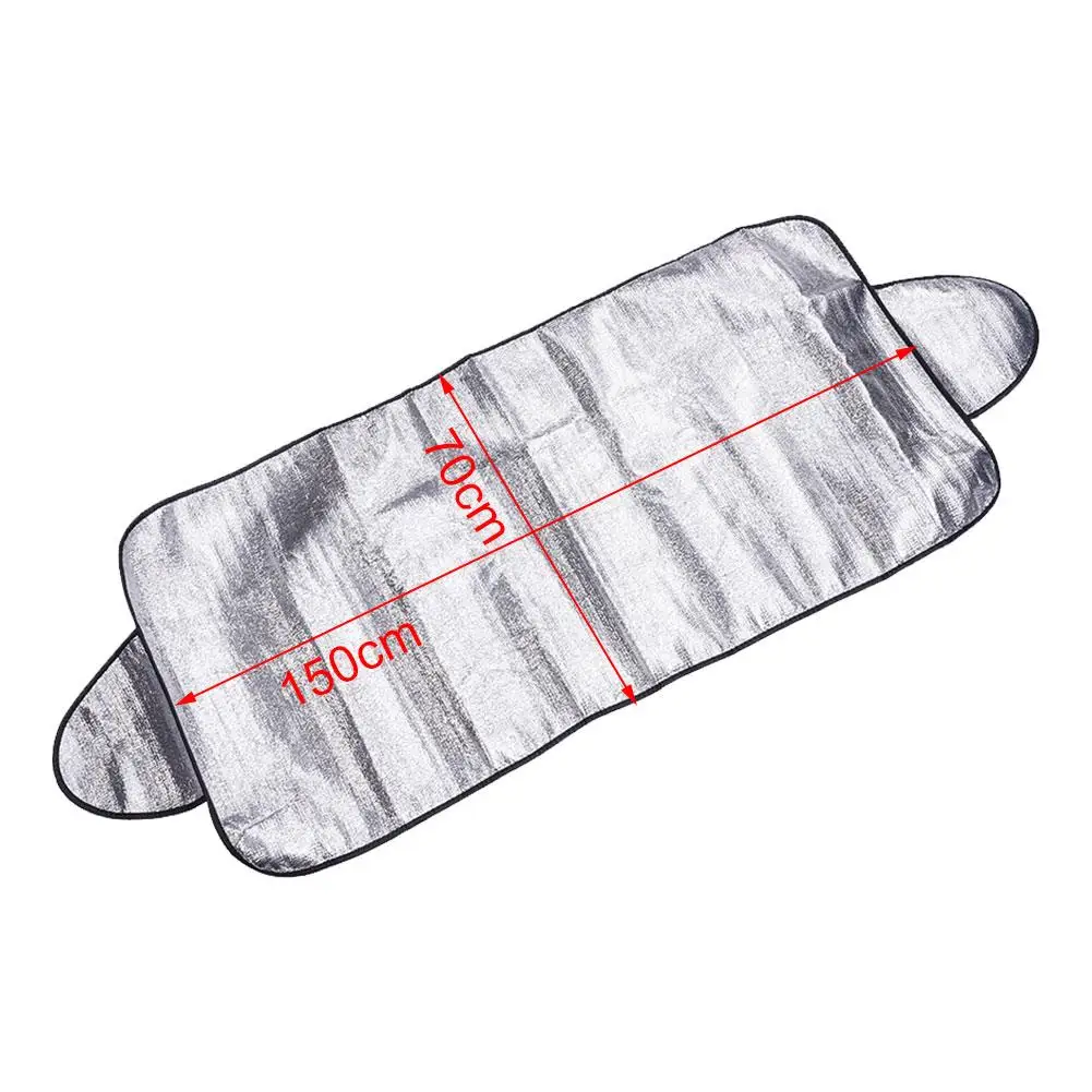 4-layers Car Windscreen Windshield Frost Cover Ice Front Protector Cover 70*150cm Universal Car Accessories