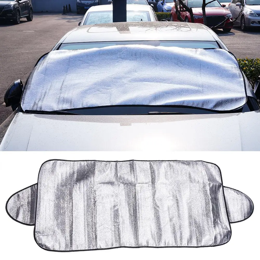 4-layers Car Windscreen Windshield Frost Cover Ice Front Protector Cover 70*150cm Universal Car Accessories