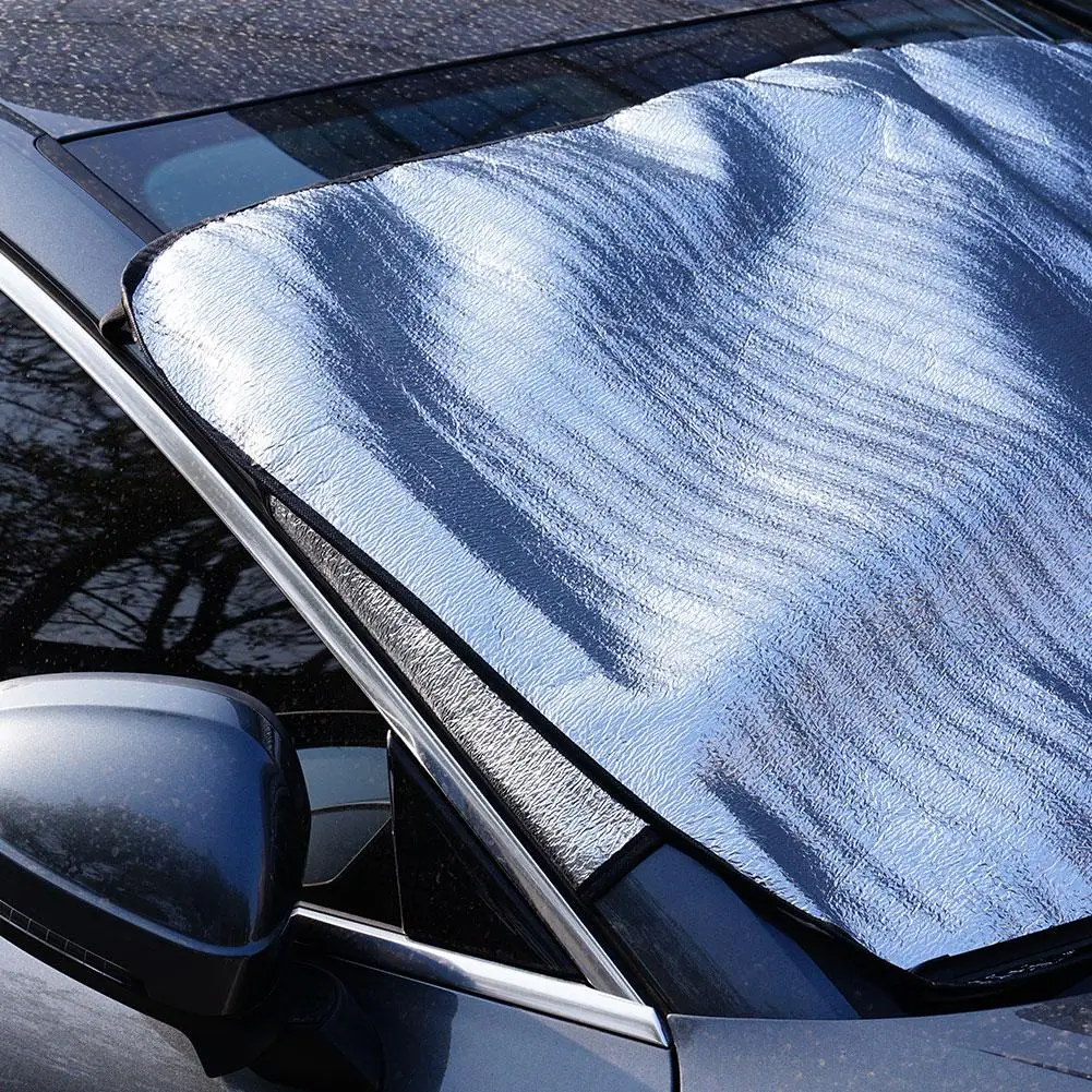 4-layers Car Windscreen Windshield Frost Cover Ice Front Protector Cover 70*150cm Universal Car Accessories