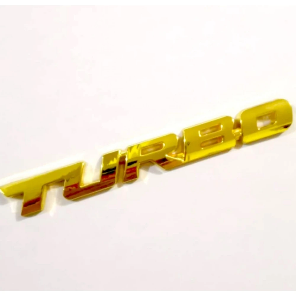 3D Metal Stickers Automotive Turbo charging Stickers