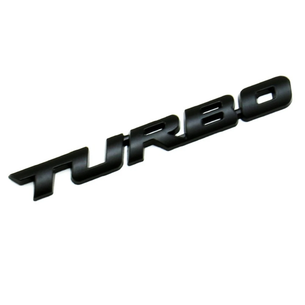 3D Metal Stickers Automotive Turbo charging Stickers
