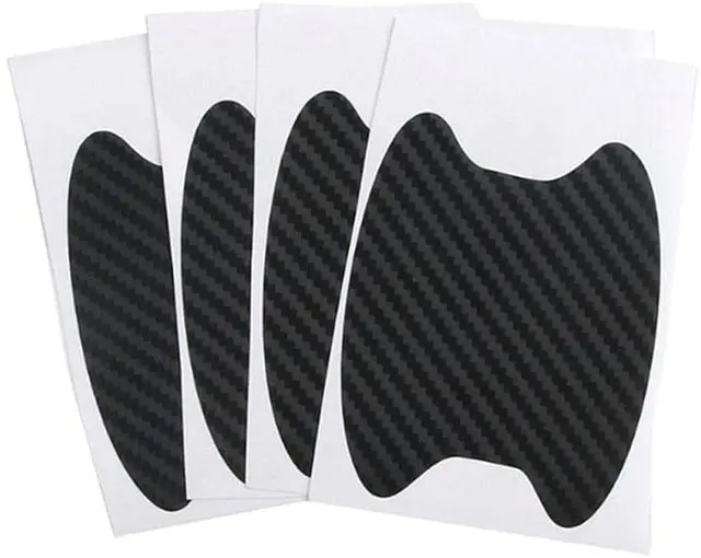 4Pcs/Set Car Door Sticker Carbon Fiber Scratches Resistant Cover Auto Handle Protection Film Exterior Styling Accessories