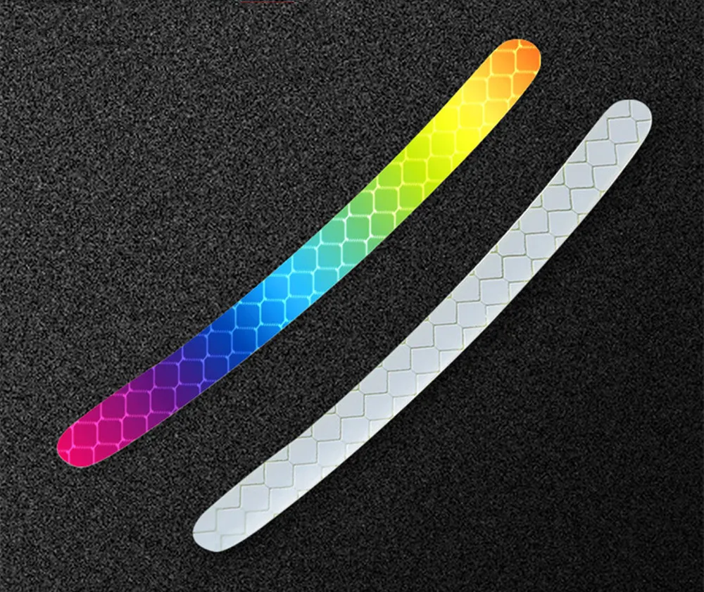 Car Universal  Wheel Hub Reflective Stripes Safety Opening Warning Sticker Tape Auto Warning Reflective Tape Exterior Accessorie